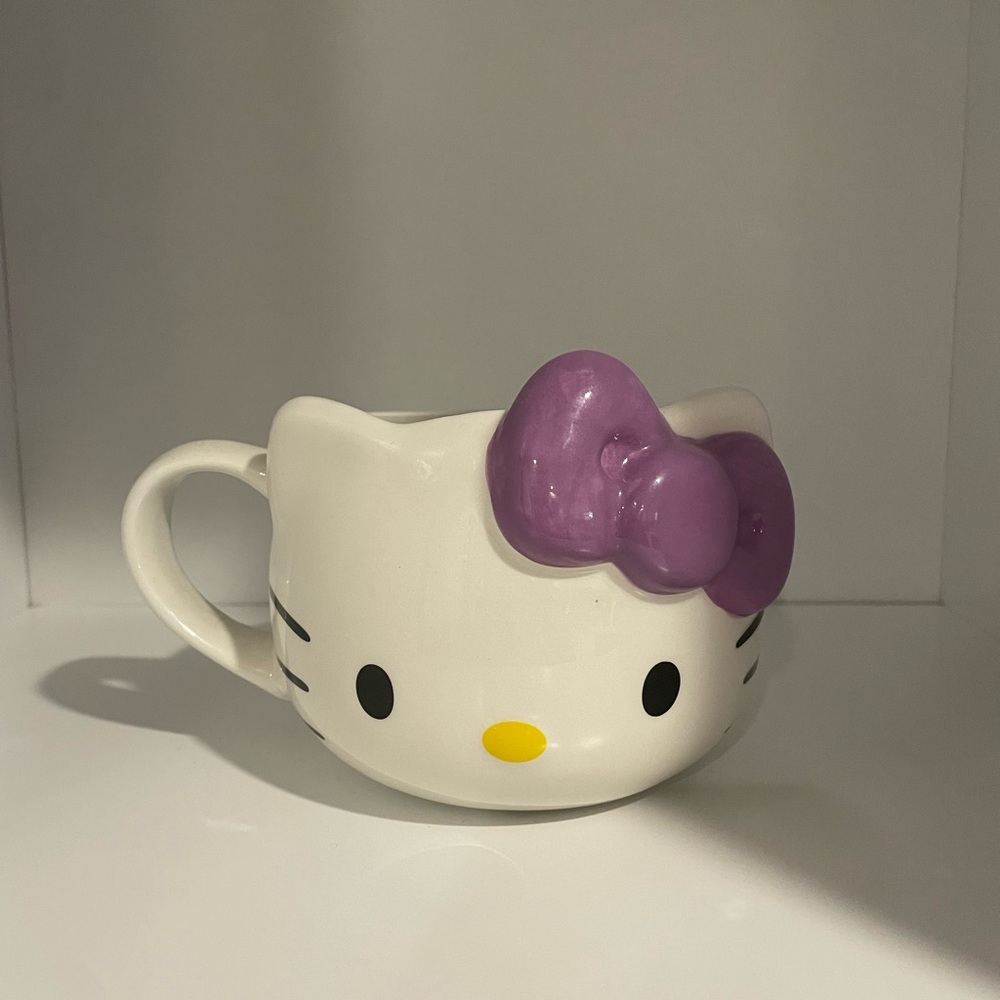 Hello Kitty Mug with Purple Bow